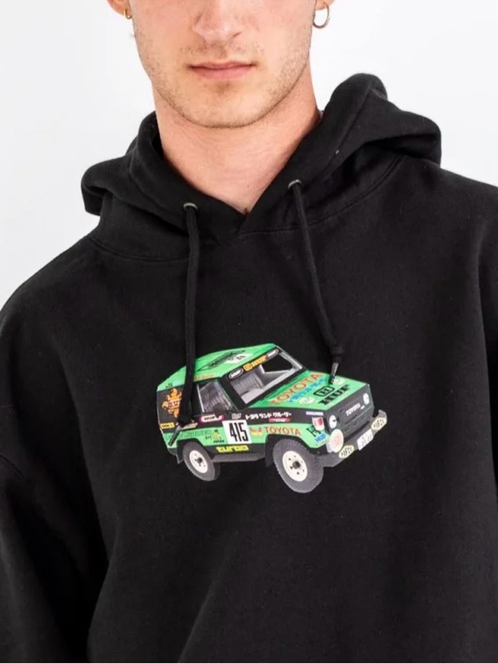 Rare HUF X Toyota Sahara Rally Hoodie Medium